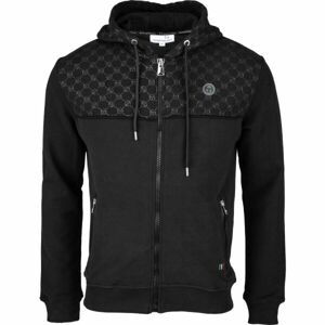 Sergio Tacchini DURANTE HOODIE Pánská mikina, černá, velikost S