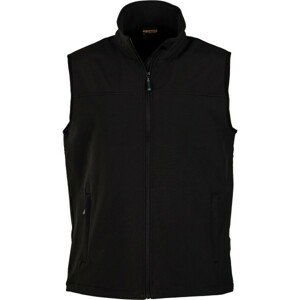 Hi-Tec LUMAN SOFTSHELL VEST Pánská softshellová vesta, černá, velikost L