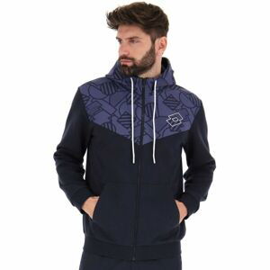 Lotto ATHLETICA PRIME FULL-ZIP HOODIE Pánská mikina, tmavě modrá, velikost