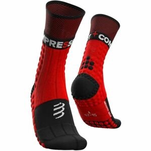 Compressport Zimní běžecké ponožky Zimní běžecké ponožky, červená, velikost T1