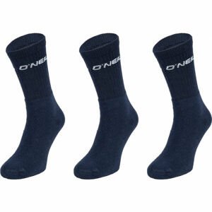 O'Neill SPORTSOCK 3P Unisex ponožky, tmavě modrá, velikost 43-46