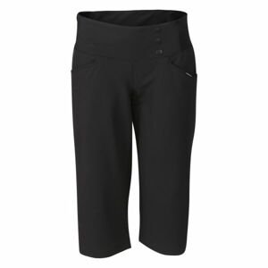 ALPINE PRO CAROZA Dámské 3/4 softshellové kalhoty, černá, veľkosť XL