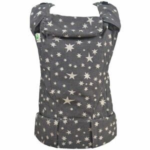 MONILU UNI COAL STARS Rostoucí šátkové nosítko pro děti, tmavě šedá, velikost UNI