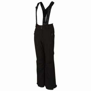 Lewro URSI Dětské lyžařské softshellové kalhoty, černá, velikost 140-146