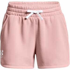 Under Armour RIVAL FLEECE SHORT Dámské kraťasy, růžová, velikost L