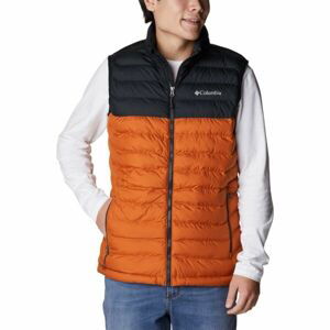 Columbia POWDER LITE VEST Pánská vesta, oranžová, velikost XL