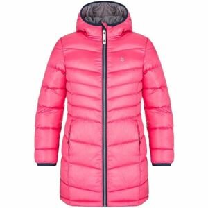 Loap INGRITT Dětský zimní kabát, růžová, velikost 134-140
