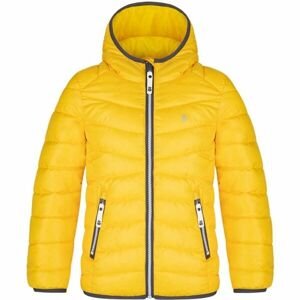 Loap INGELL Dětská zimní bunda, žlutá, velikost 122-128