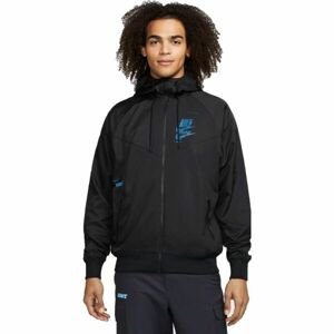 Nike NSW SPE+ WVN WR JKT MFTA M Pánská bunda, Černá,Modrá, velikost M