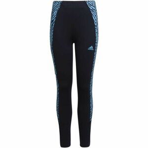 adidas SEA TIGHT Dívčí legíny, tmavě modrá, velikost 140