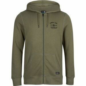 O'Neill STATE FZ HOODIE Pánská mikina, khaki, velikost XXL