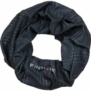 Finmark FS-201 Multifunkční šátek, Tmavě šedá,Bílá, velikost UNI