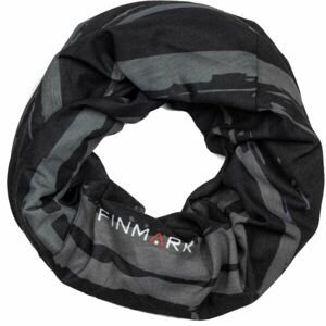 Finmark FS-229 Multifunkční šátek, Černá,Tmavě šedá, velikost UNI