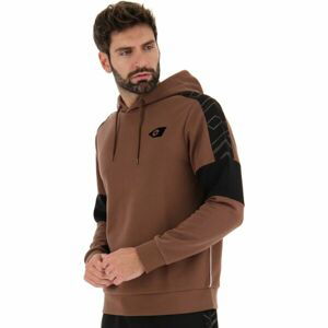 Lotto ATHLETICA CLASSIC VI SWEAT HD Pánská mikina, hnědá, velikost L