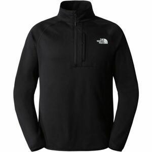 The North Face M CANYONLANDS 1/2 ZIP Pánská flísová mikina, černá, velikost L