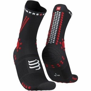 Compressport PRO RACING SOCKS V4.0 RUN HIGH Běžecké ponožky, černá, velikost T2