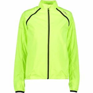 CMP JACKET W Ultralehká dámská bunda s odepínacími rukávy, Reflexní neon,Černá, velikost 42