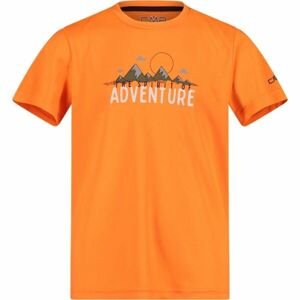 CMP KID T-SHIRT Chlapecké funkční triko, Oranžová, velikost 164