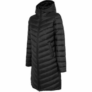4F DOWN JACKET Dámský kabát, černá, velikost XL