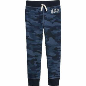 GAP V-HERITAGE LOGO JOGGER Chlapecké tepláky, tmavě modrá, velikost L