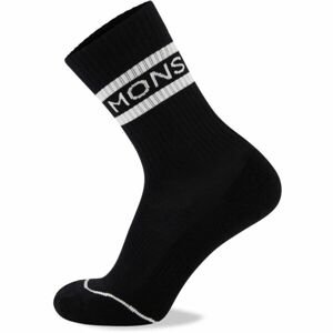 MONS ROYALE Unisex ponožky z merino vlny Unisex ponožky z merino vlny, černá, velikost XL