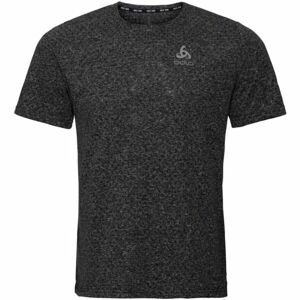 Odlo RUN EASY LINENCOOL T-SHIRT CREW NECK S/S Pánské tričko s krátkým rukávem, Černá,Šedá, velikost XXL
