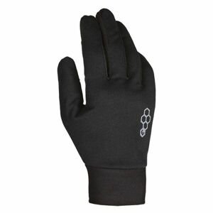 Progress RUNNING GLOVES Běžecké rukavice, černá, velikost XL