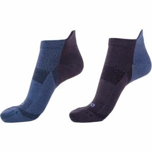 Runto RUN SOCKS  2P 2 páry sportovních ponožek s antibakteriální úpravou, tmavě šedá, velikost 39-42