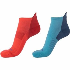 Runto RUN SOCKS W 2P 2 páry sportovních ponožek s antibakteriální úpravou, oranžová, velikost 39-42