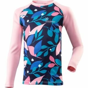 Klimatex LISTY Dívčí funkční triko s dlouhým rukávem, růžová, velikost