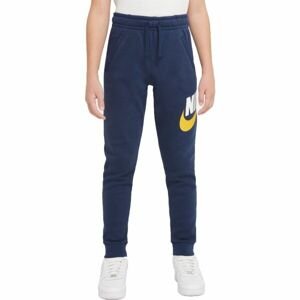 Nike SPORTSWEAR CLUB+ Chlapecké kalhoty, tmavě modrá, veľkosť XL