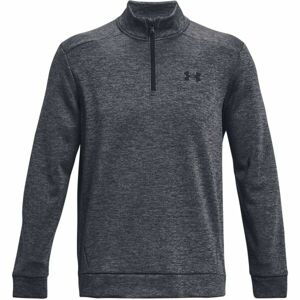 Under Armour ARMOUR FLEECE 1/4 ZIP Pánská flísová mikina, tmavě šedá, velikost