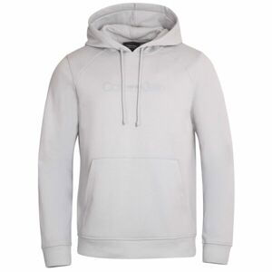 Calvin Klein PULLOVER HOODY Pánská mikina, šedá, velikost L