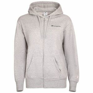 Champion HOODED FULL ZIP SWEATSHIRT Dámská mikina, šedá, velikost XL