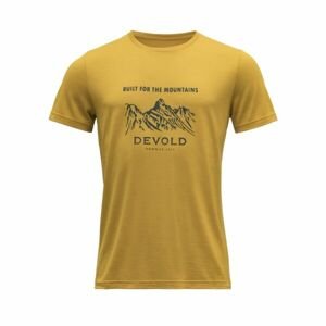 Devold ULSTEIN MAN TEE Pánské triko, žlutá, velikost L