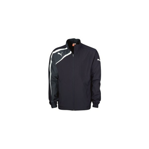 Puma SPIRIT WOVEN JACKET JR modrá 164 - Dětská sportovní bunda