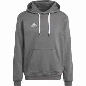 adidas ENT22 HOODY Pánská fotbalová mikina, šedá, velikost XS