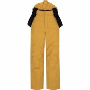 Hannah AKITA JR Dětské lyžařské kalhoty, žlutá, velikost 116
