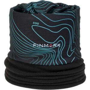Finmark FSW-232 Multifunkční šátek s fleecem, černá, velikost UNI