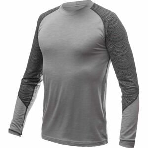 Sensor MERINO IMPRESS Pánské triko, šedá, velikost M