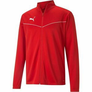 Puma TEAMRISE TRAINING POLY JACKET Pánská mikina, červená, velikost M