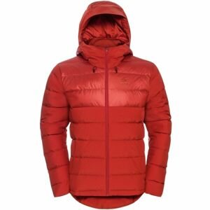 Odlo M SEVERINN-THERMIC HOODED INSULATED JACKET Pánská péřová bunda, červená, velikost
