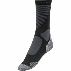 Odlo SOCKS CREW ACTIVE WARM XC Ponožky, černá, veľkosť 42-44