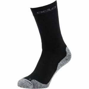 Odlo SOCKS CREW ACTIVE WARMHIKING Merino ponožky, černá, velikost 36-38