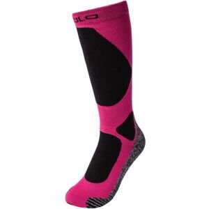 Odlo SOCKS OVER CALF ACTIVE WARMELEMENT Lyžařské ponožky, červená, velikost 39-41