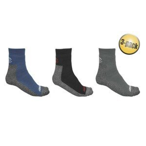 Sensor TREKING 3-PACK Trekové ponožky, šedá, velikost 39-42